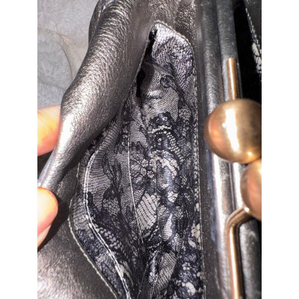 Coach Madison Limited Edition Silver Metallic Kisslock Chain Bag - Picture 6 of 12